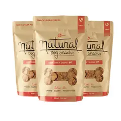 ZUPET - Natural Dog Snack Beef Jerky Slices 100gr Pack X3