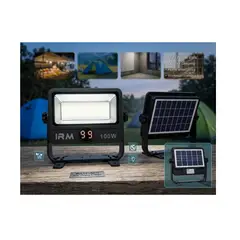 GENERICO - Reflector Solar Multifuncional IP66 para Camping y Emergencia