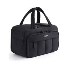 TOURIT - Lonchera Térmica Puffy 8.5L Hielo Reusable Negro