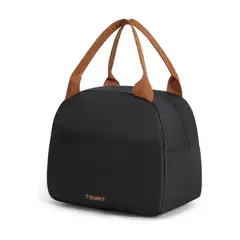 TOURIT - Lonchera Térmica Femenina de 9.4L - Negro