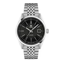 TISSOT - Reloj Visodate 39mm Acero Negro