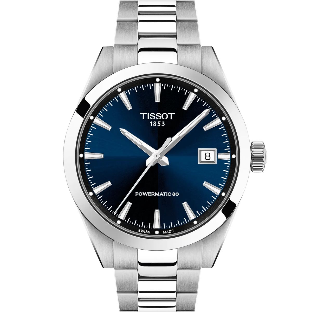 TISSOT - Reloj Tissot Gentleman 38MM Acero Azul