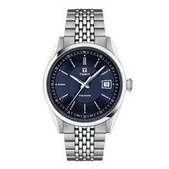 TISSOT - Reloj Visodate 39mm Acero Negro