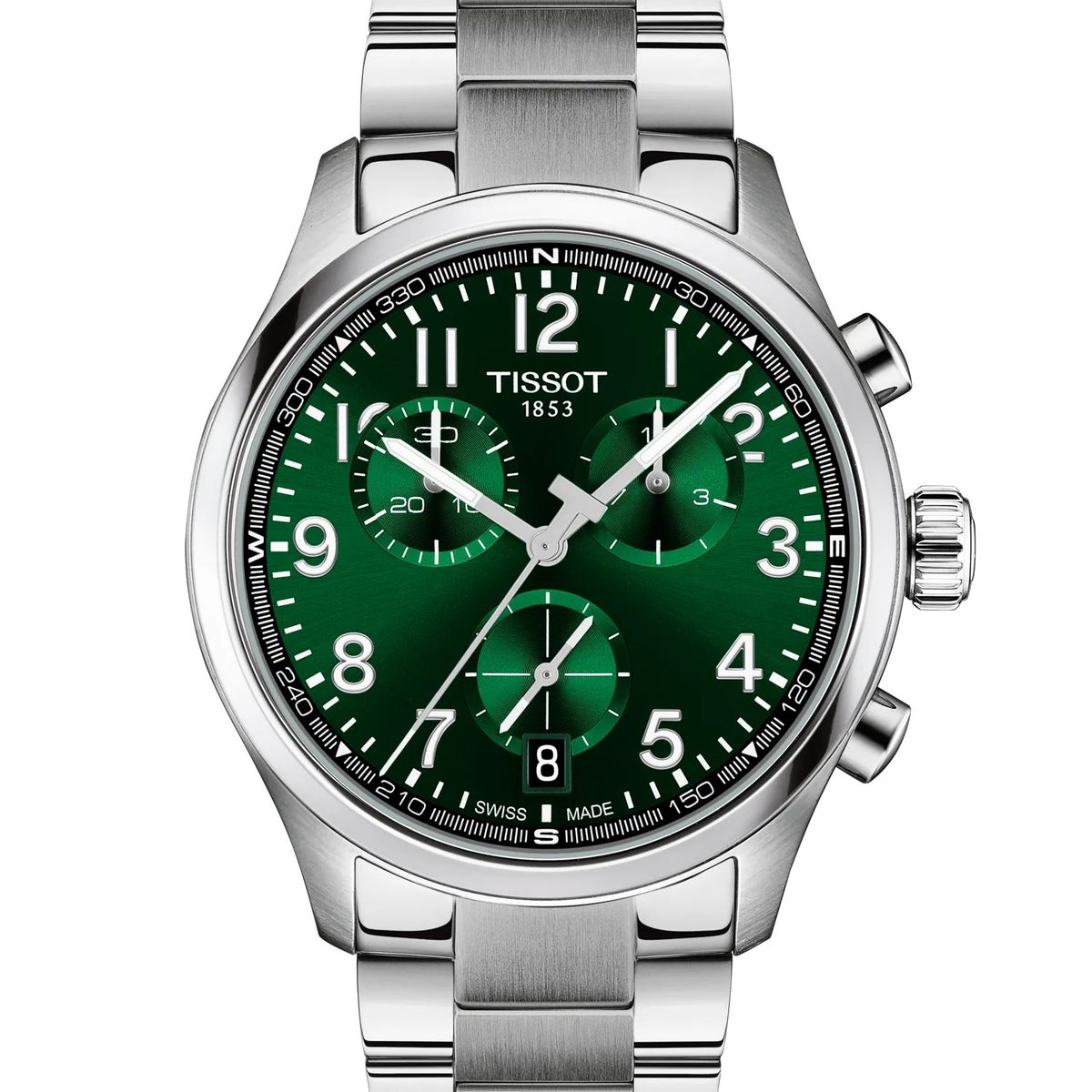 TISSOT - Reloj Tissot Chrono L 42mm Acero Verde