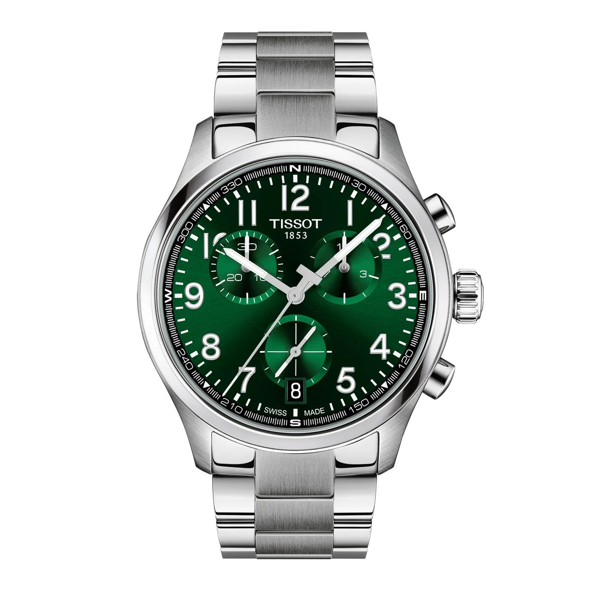 TISSOT - Reloj Tissot Chrono L 42mm Acero Verde