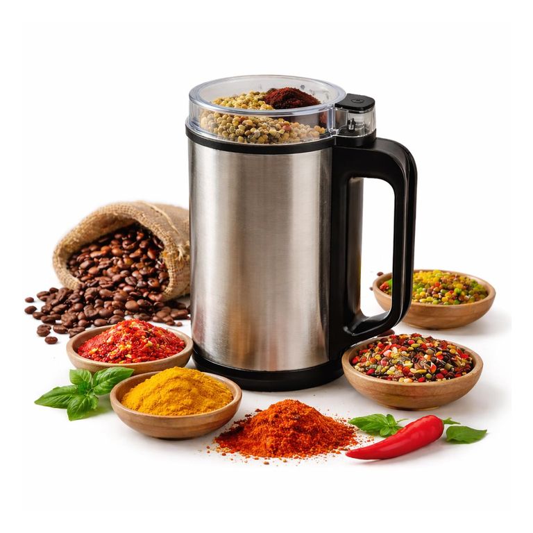 Molinillo Eléctrico Multifuncional 300w Café Granos Semillas Acero