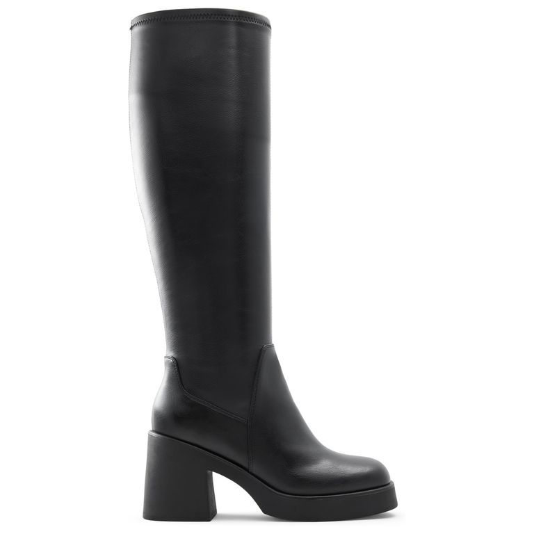 Bota Biker Larga Mujer Negro