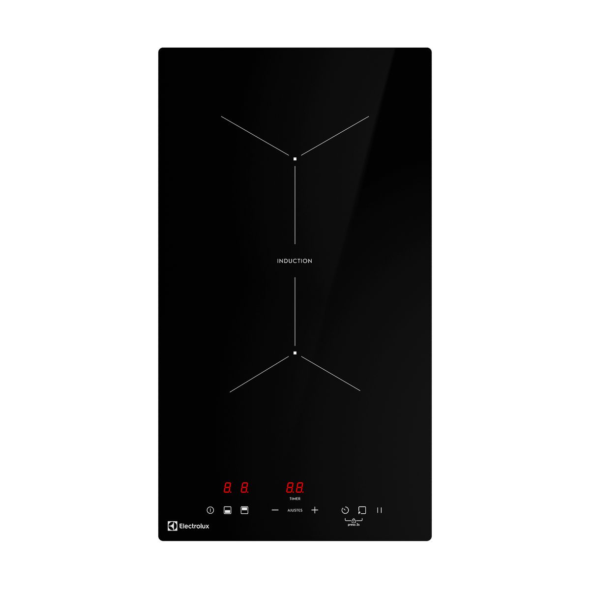 ELECTROLUX - Encimera Inducción 2 Platos Eléctrica Efficient IE2TP