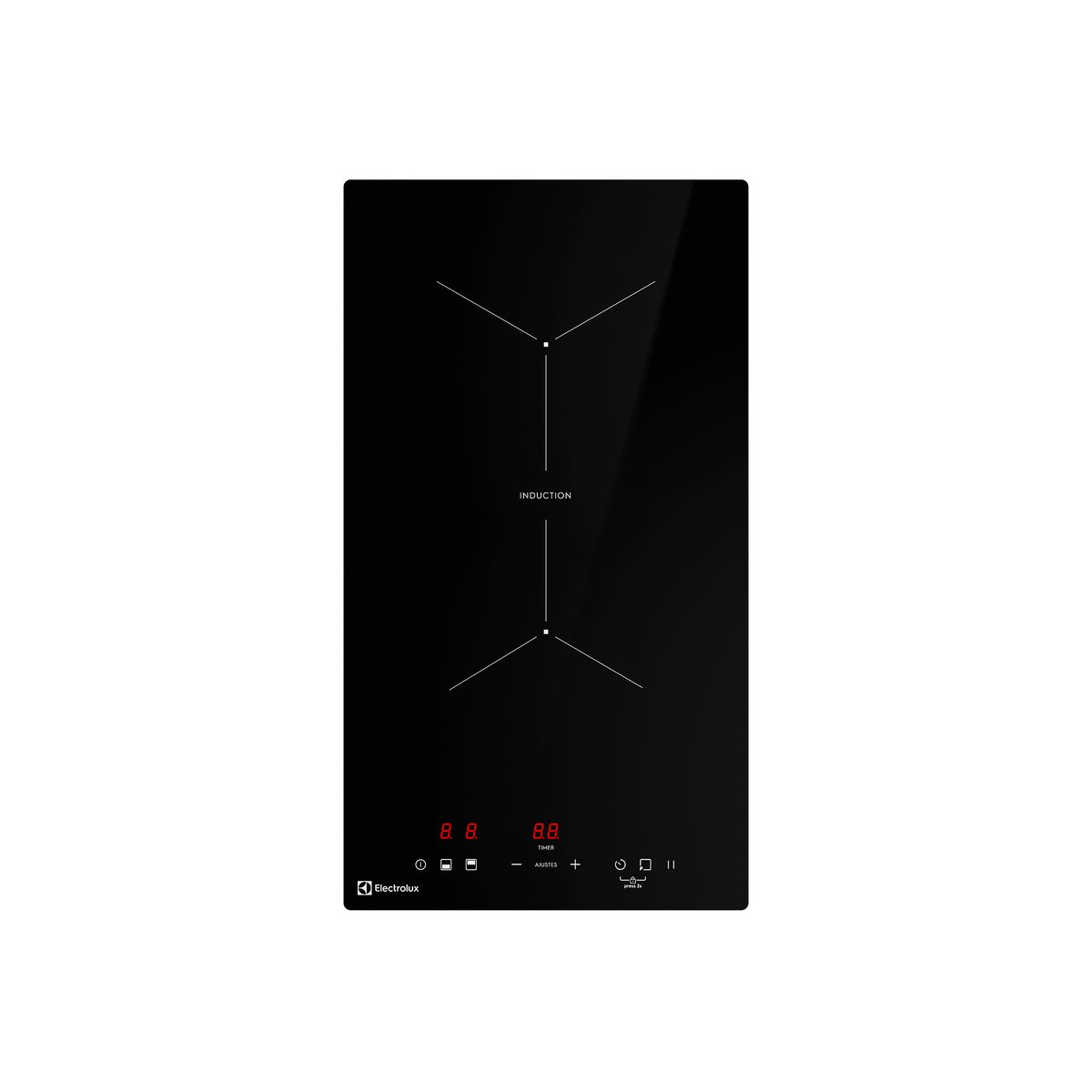 ELECTROLUX - Encimera Inducción 2 Platos Eléctrica Efficient IE2TP
