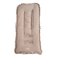 BABY MATTRESS - Protector Acolchado para Coche - Rosa Nude -