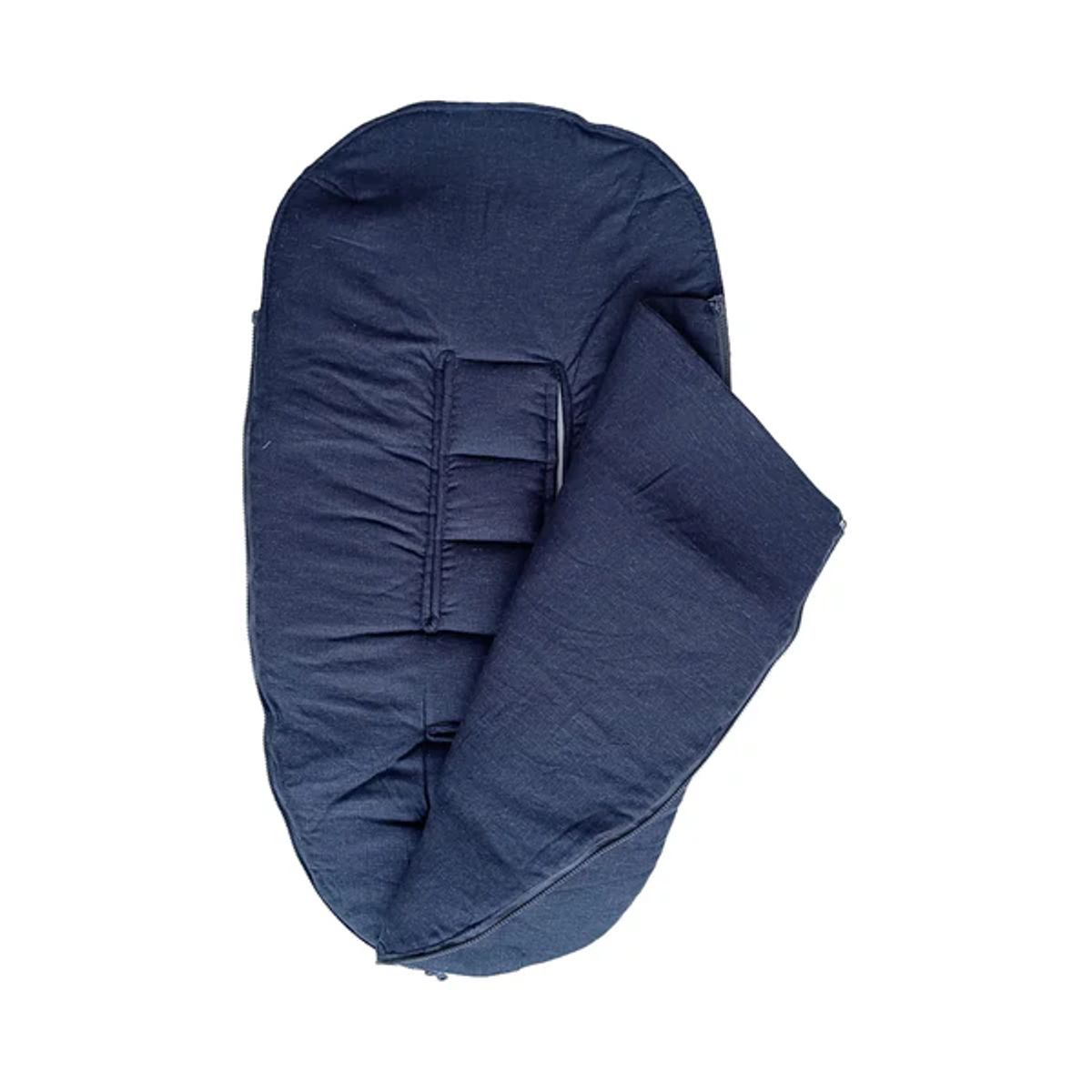 BABY MATTRESS - Saco para Coche - Lino - Azul Marino - Baby Mattress