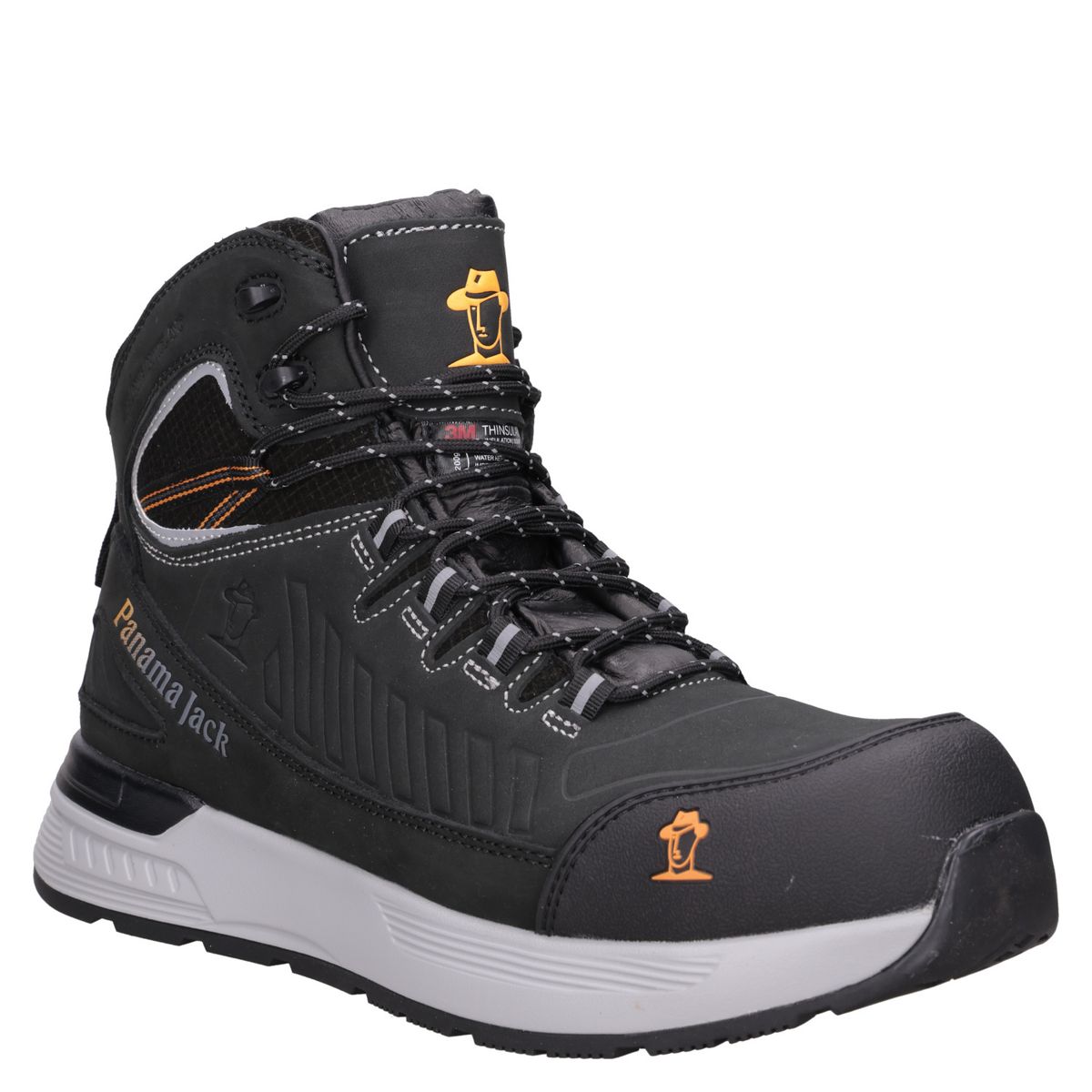 PANAMA JACK - Zapato Seguridad Hombre Negro Panama Jack