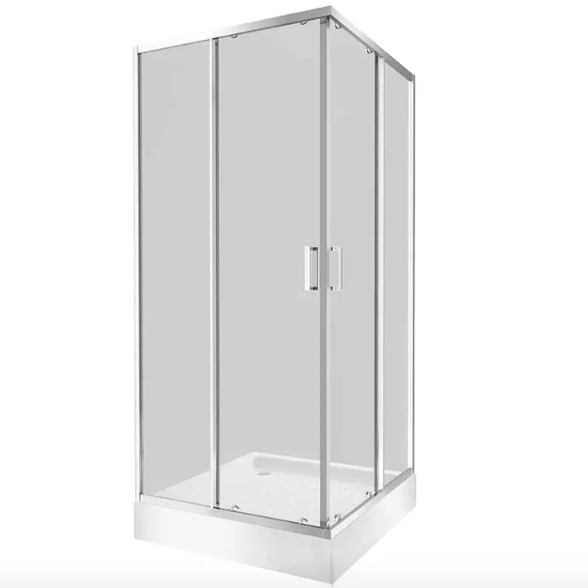 DOER - Combo Renueva tu baño III Cabina+Sanitario premium+Grifería ducha y Lavamanos