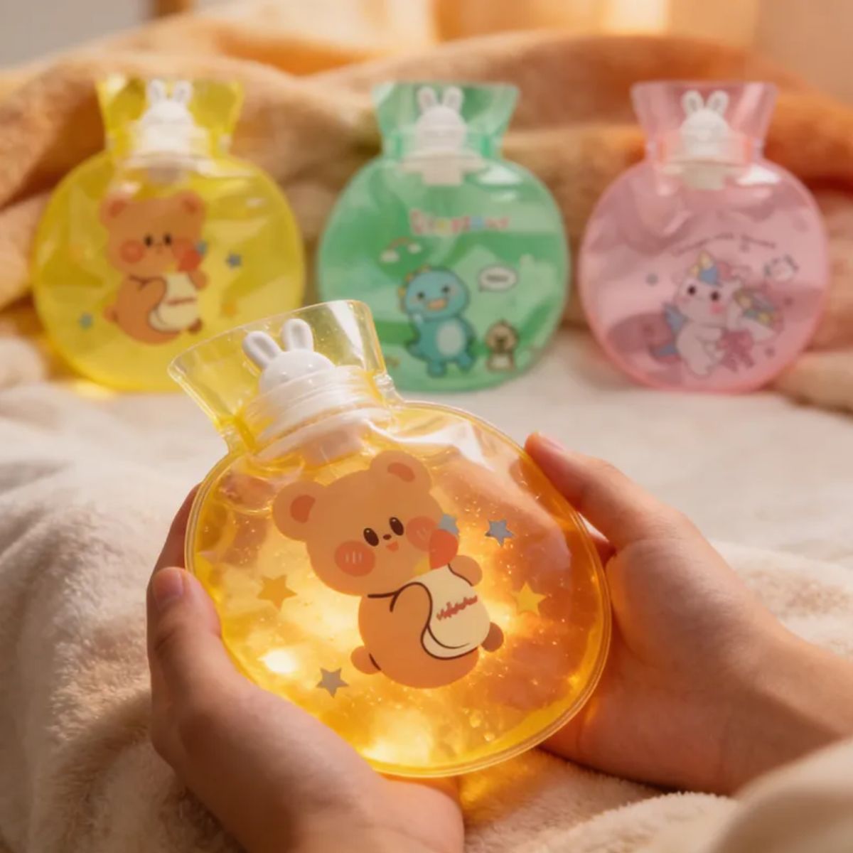 GENERICO - Set X6 Mini Guatero De Mano Kawaii 300ml