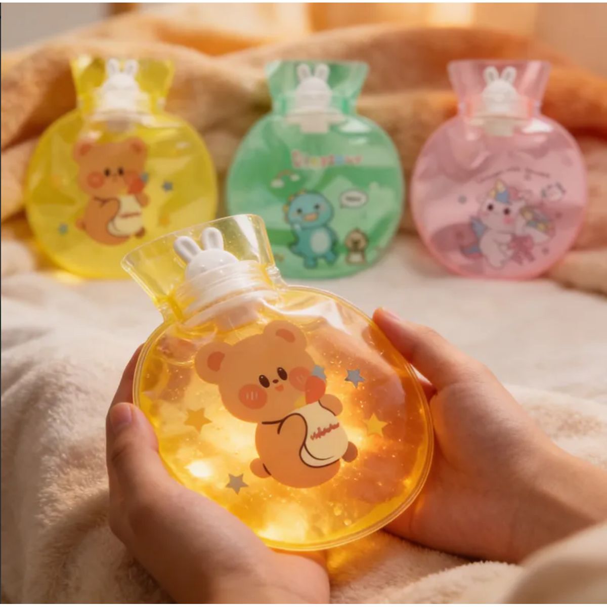 GENERICO - Set X6 Mini Guatero De Mano Kawaii 300ml