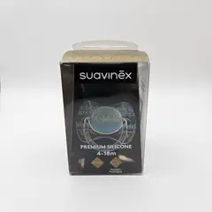 SUAVINEX - CHUPETE PREMIUM FISIOLOGICO SILICONA 4-18M AZUL CL