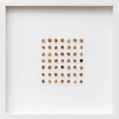 GENERICO - Cuadros Decorativos "Esencia Marina" – Artesanía en Conchas Naturales (30X30) 2