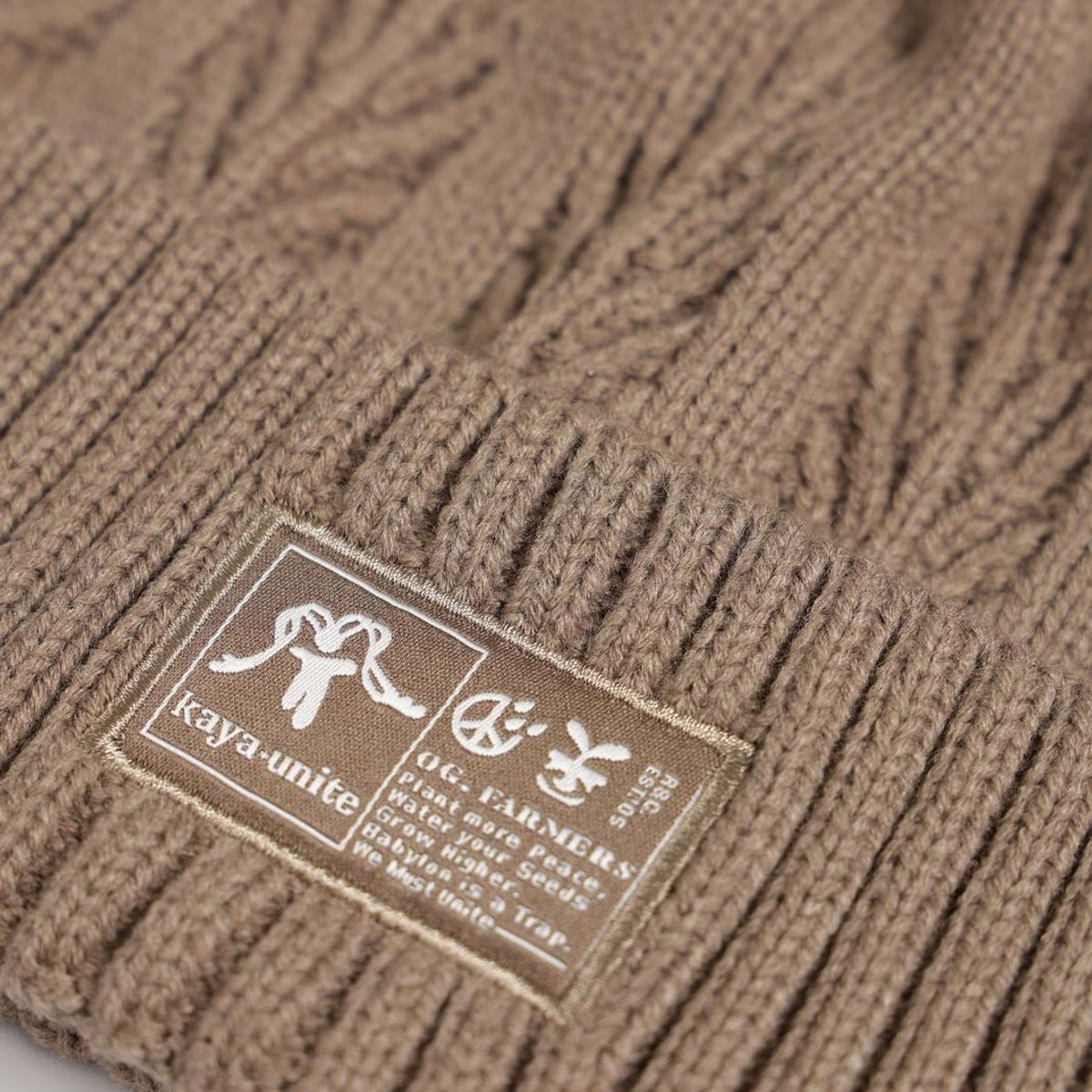 KAYA UNITE - Gorro Beanie Knit Taupe