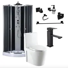 DOER - Combo Neptuno SPA Cabina+ WC+Grifería+Accesorios