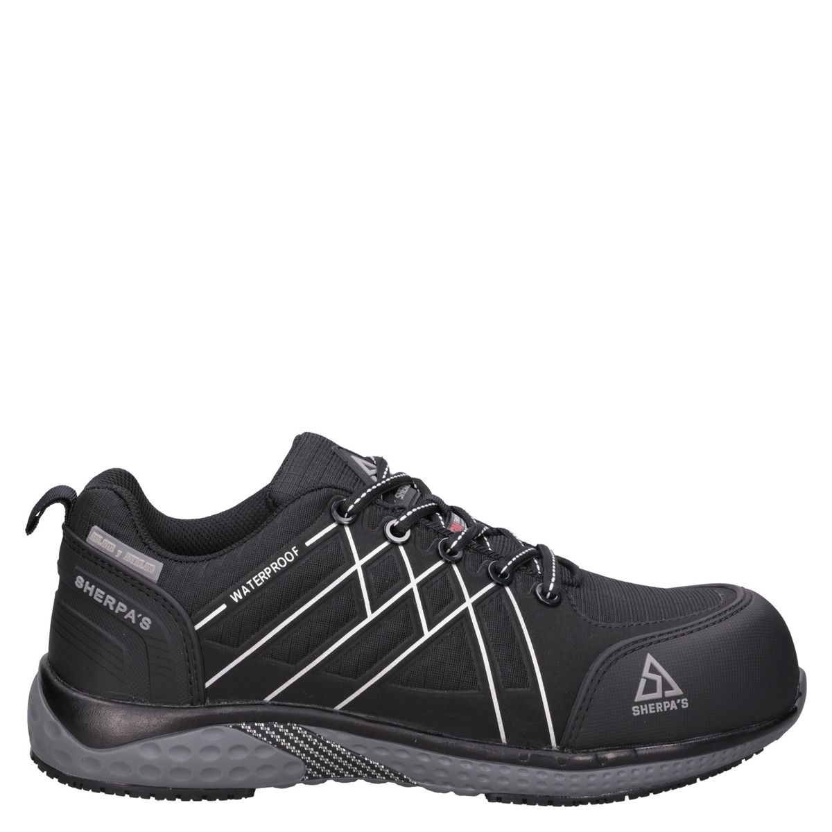 SHERPAS - Zapato Seguridad Hombre Negro Sherpa's
