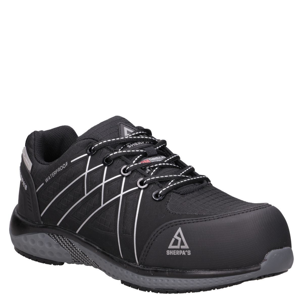 SHERPAS - Zapato Seguridad Hombre Negro Sherpa's