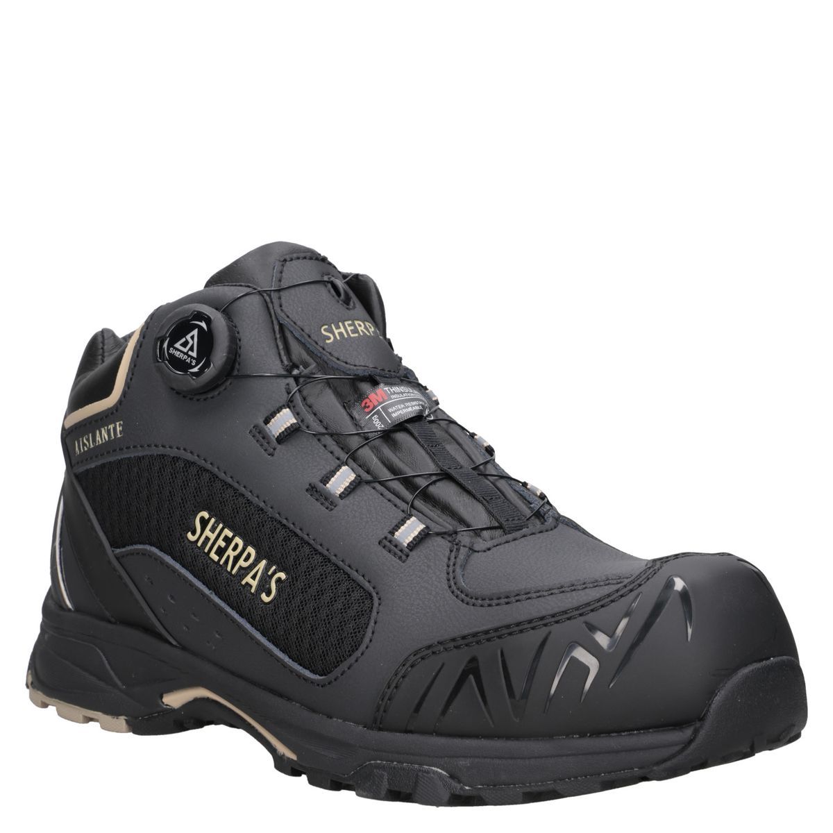 SHERPAS - Zapato Seguridad Hombre Negro Sherpa's