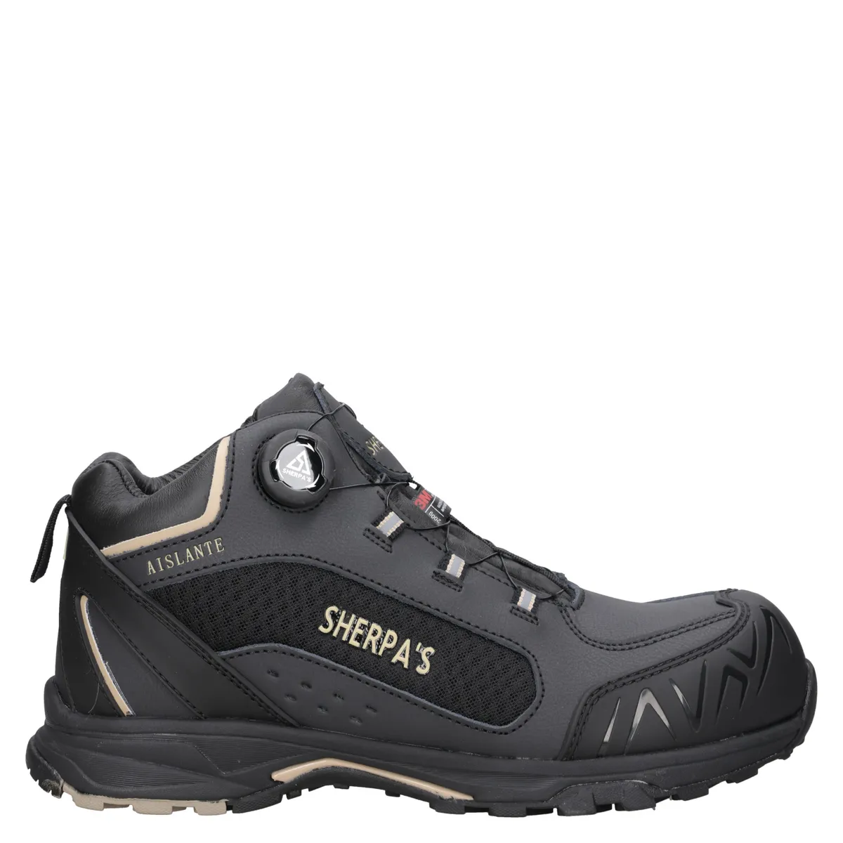 SHERPAS - Zapato Seguridad Hombre Negro Sherpa's