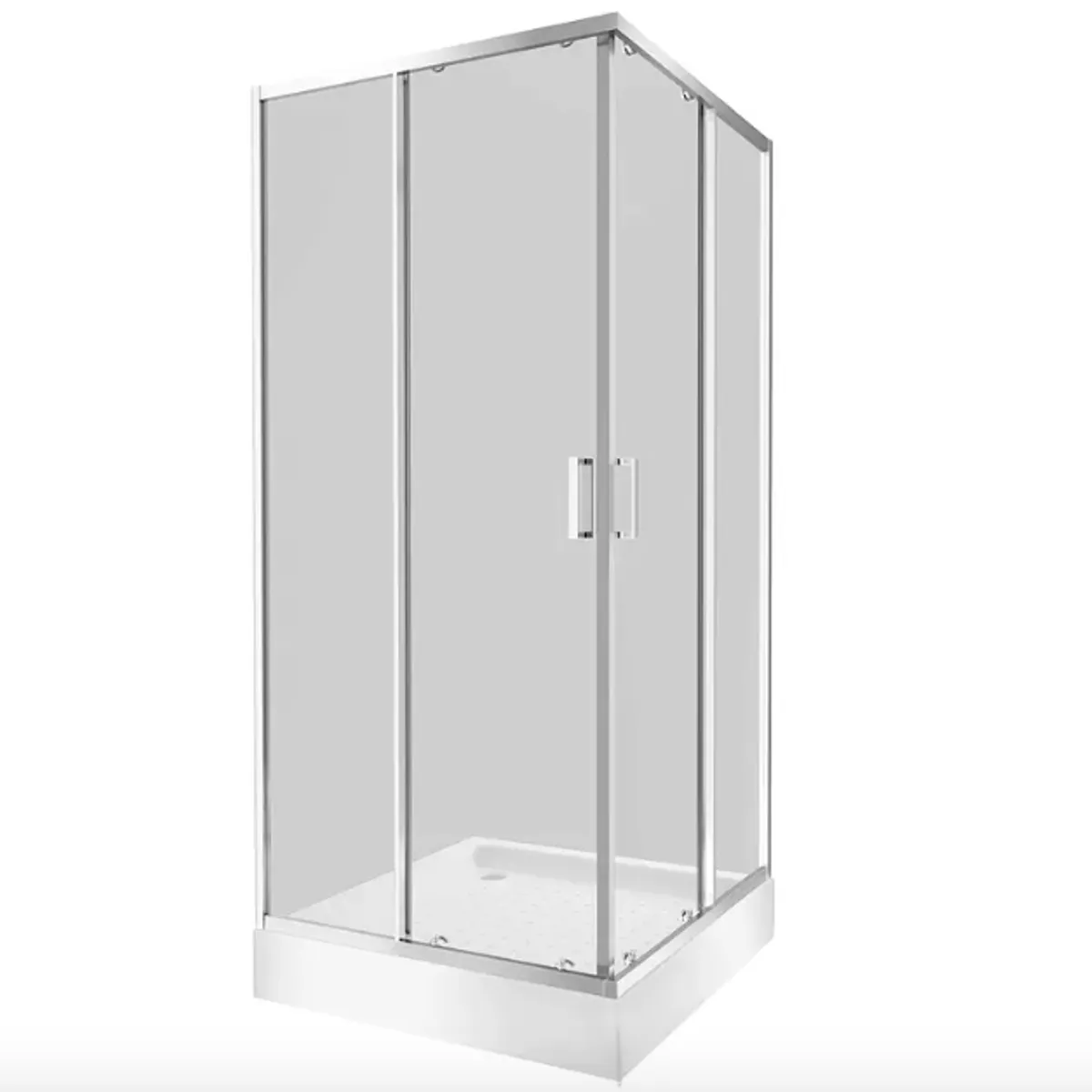 Pack Cabina de ducha 90x90 + Grifería Metálica, marca DOER - Foto 2