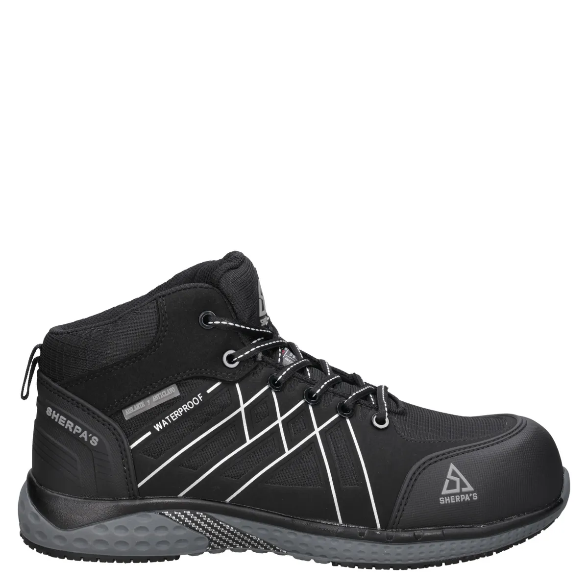 SHERPAS - Zapato Seguridad Hombre Negro Sherpa's