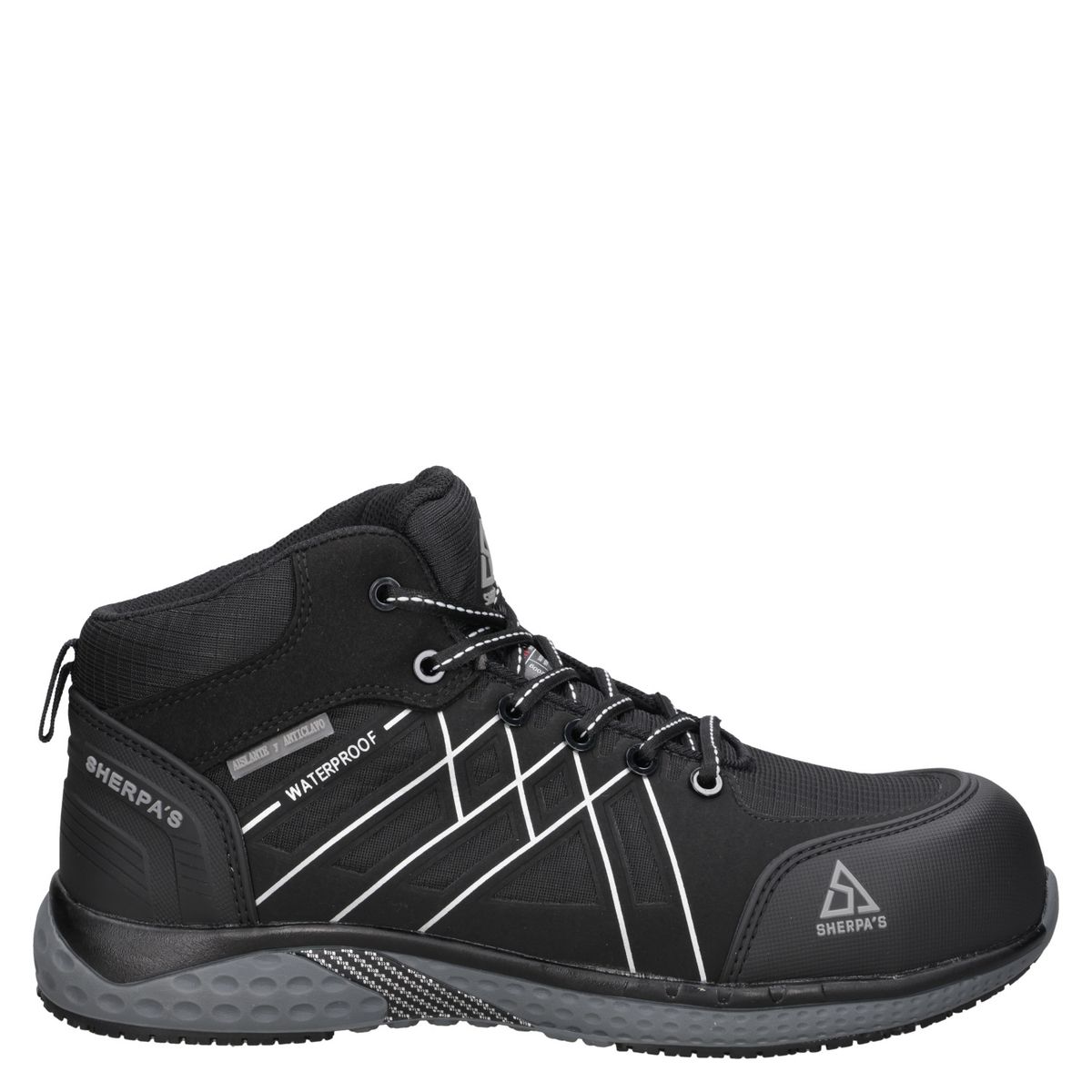 SHERPAS - Zapato Seguridad Hombre Negro Sherpa's