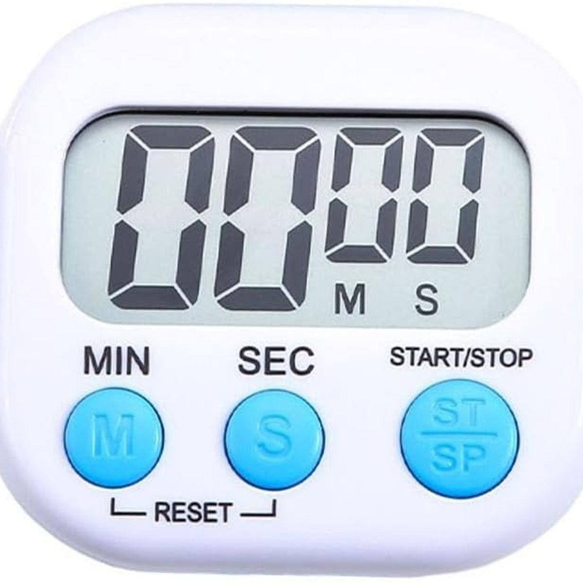 GENERICO - Timer Digital de Cocina Reloj Temporizador color Blanco