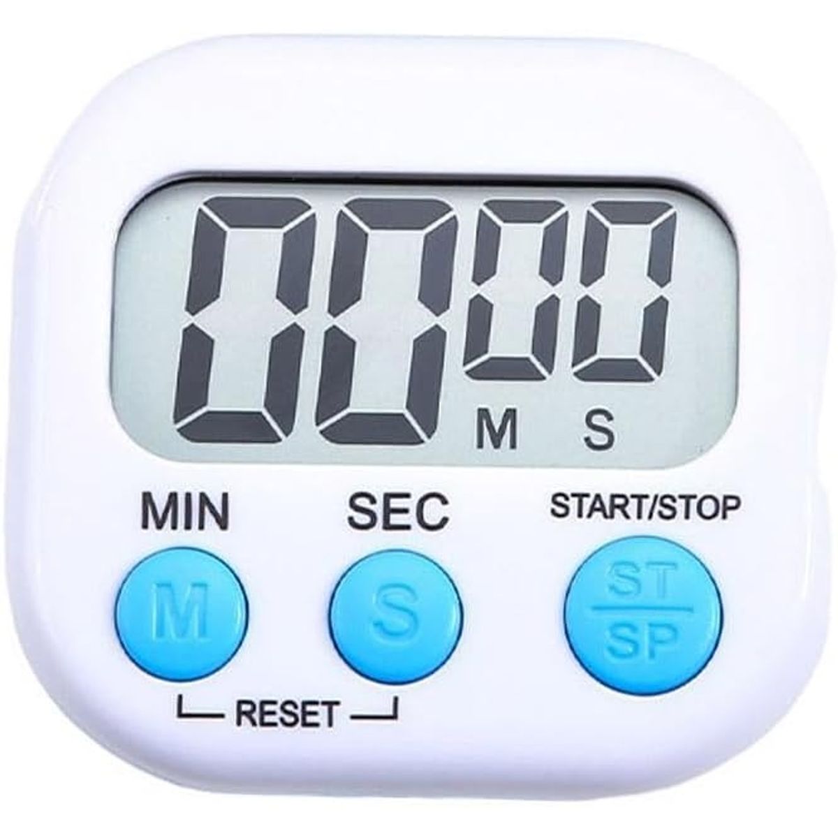 GENERICO - Timer Digital de Cocina Reloj Temporizador color Blanco