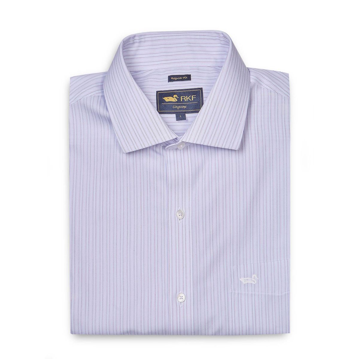 ROCKFORD - Camisa Cuello Italiano Hombre Wf Azul claro ROCKFORD