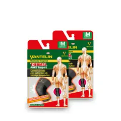 VANTELIN - Pack Doble Rodillera Thermal M Negra