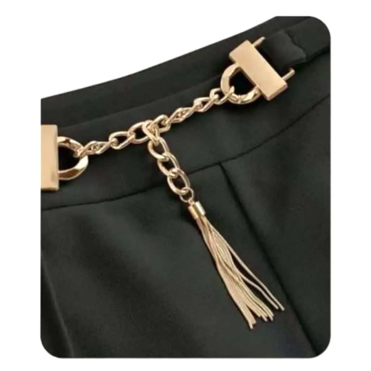 AGW - Pack 2 Pantalones De Vestir Mujer Chiporro Mini Cinturón