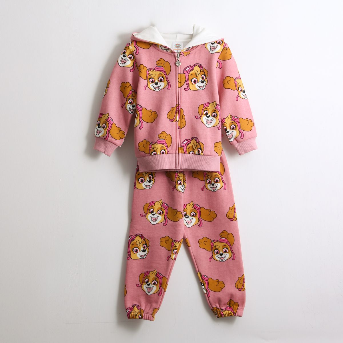 PAW PATROL - Conjunto Buzo Niña Full Print Skye Rosado Paw Patrol
