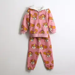 PAW PATROL - Conjunto Buzo Niña Full Print Skye Rosado