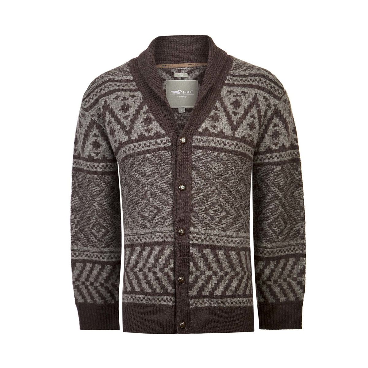 ROCKFORD - Sweater Lana Hombre Edimburgo Gris ROCKFORD