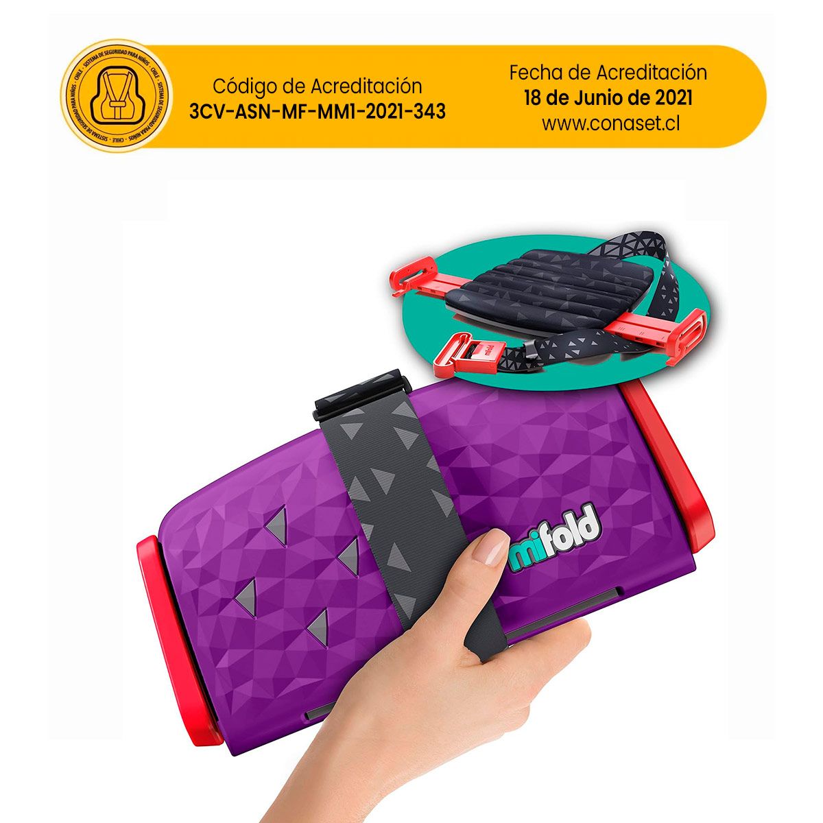 MIFOLD - Mifold Comfort Asiento Elevador Portátil y Compacto