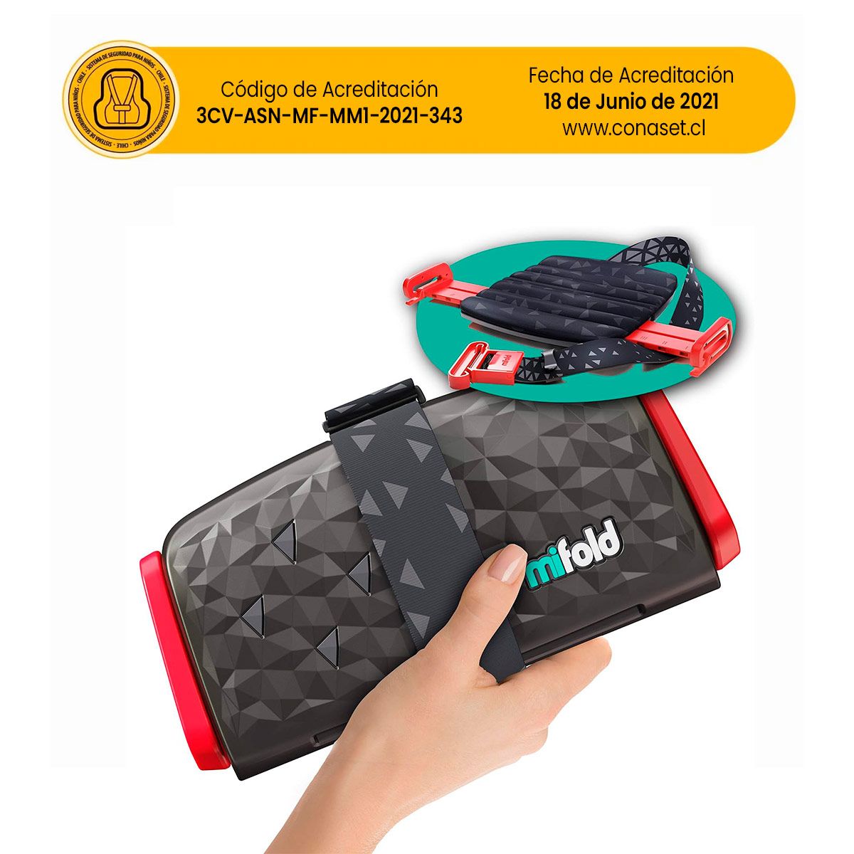 MIFOLD - Mifold Comfort Asiento Elevador Portátil y Compacto