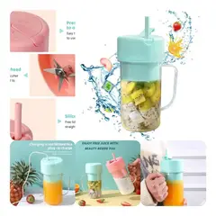 GENERICO - Vaso Licuadora Juguera Portátil Mini Recargable de 420ml