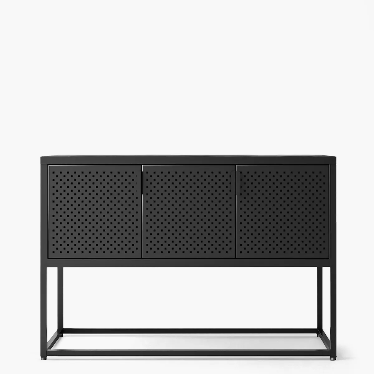 FORM DESIGN - Arrimo Medio Newton 3 puertas Negro Form