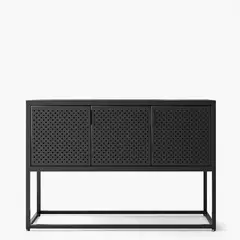 FORM DESIGN - Arrimo Medio Newton 3 puertas Negro Form