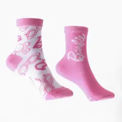 BARBIE - Bipack Calcetines Niña Full Print Rosado
