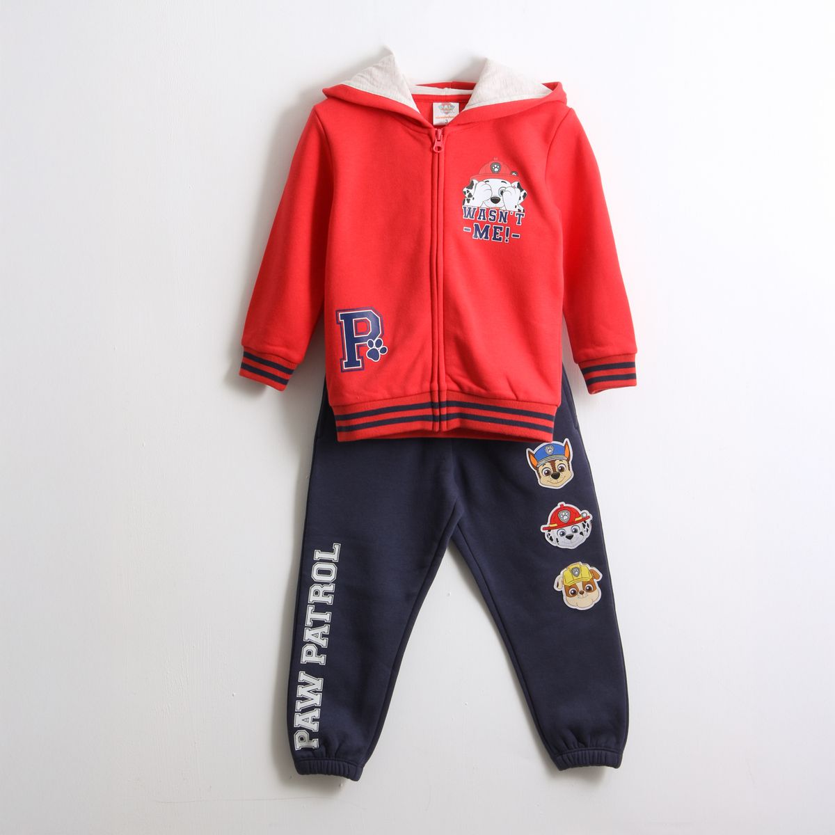 PAW PATROL - Conjunto Buzo Niño Marshall Rojo Paw Patrol