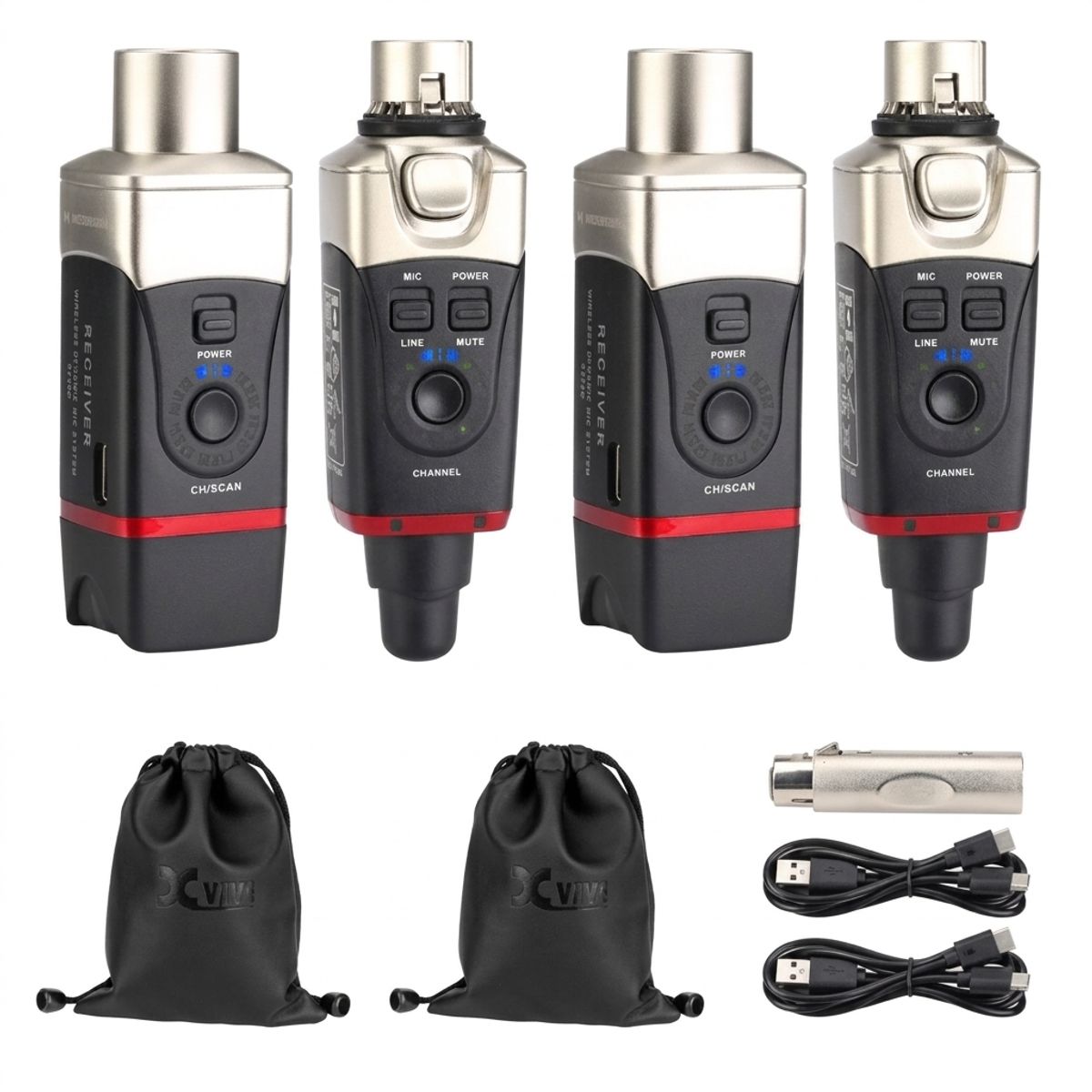 XVIVE - Sistema Inalámbrico Dual XVIVE U35D para Audio Profesional