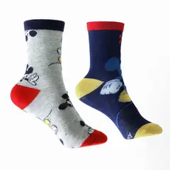 DISNEY - Bipack Calcetines Niño Mickey Mouse Azul