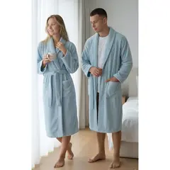 LOOK SHOP - Bata Micropolar Hombre Y Mujer. Excelente Calidad. Colores. 0101
