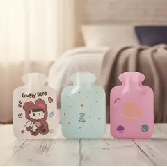 GENERICO - Pack x6 Guatero De Mano Kawaii 600ml Diseños