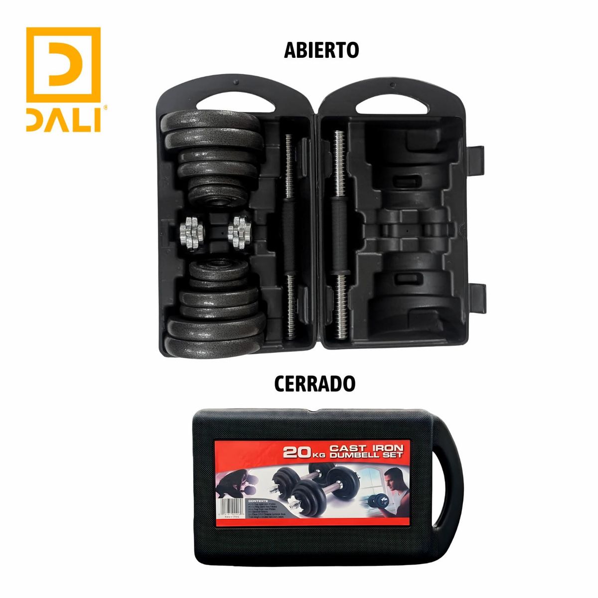 DALI - Set De Mancuernas 20 Kg.
